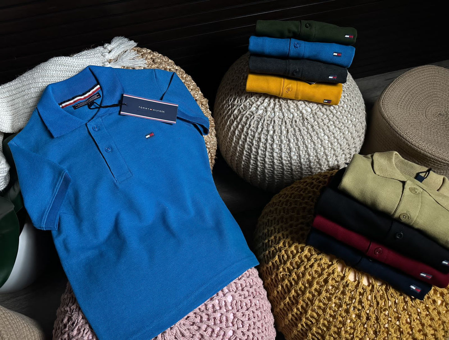 TOMMY BOYS POLO TEES-92PCS