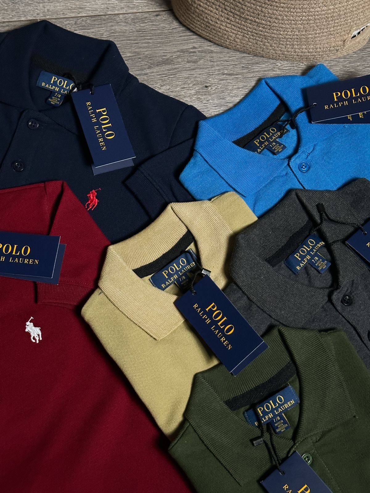 RALPH LAUREN POLO NACK TSHIRT -92PCS SET