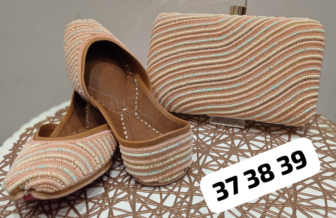 PANJABI JUTTI+CLUCH COMBO-25SET