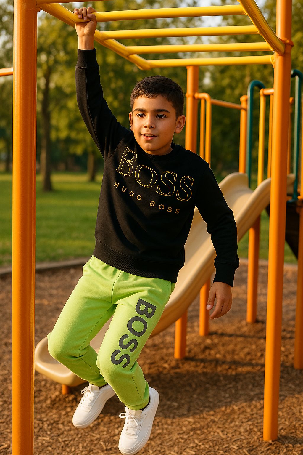 KIDS TRACKSUIT SWEATSHIRT WITH TRACKPANT-60PCS