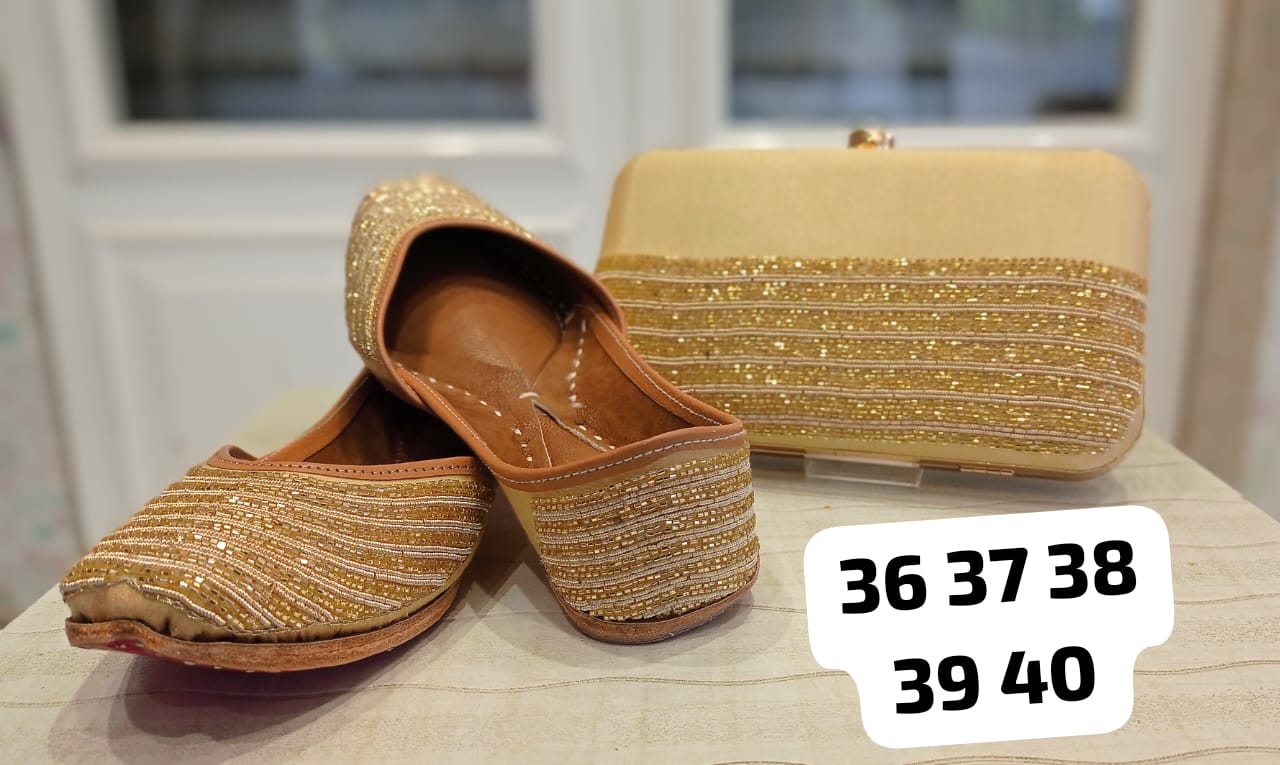 PANJABI JUTTI+CLUCH COMBO-25SET