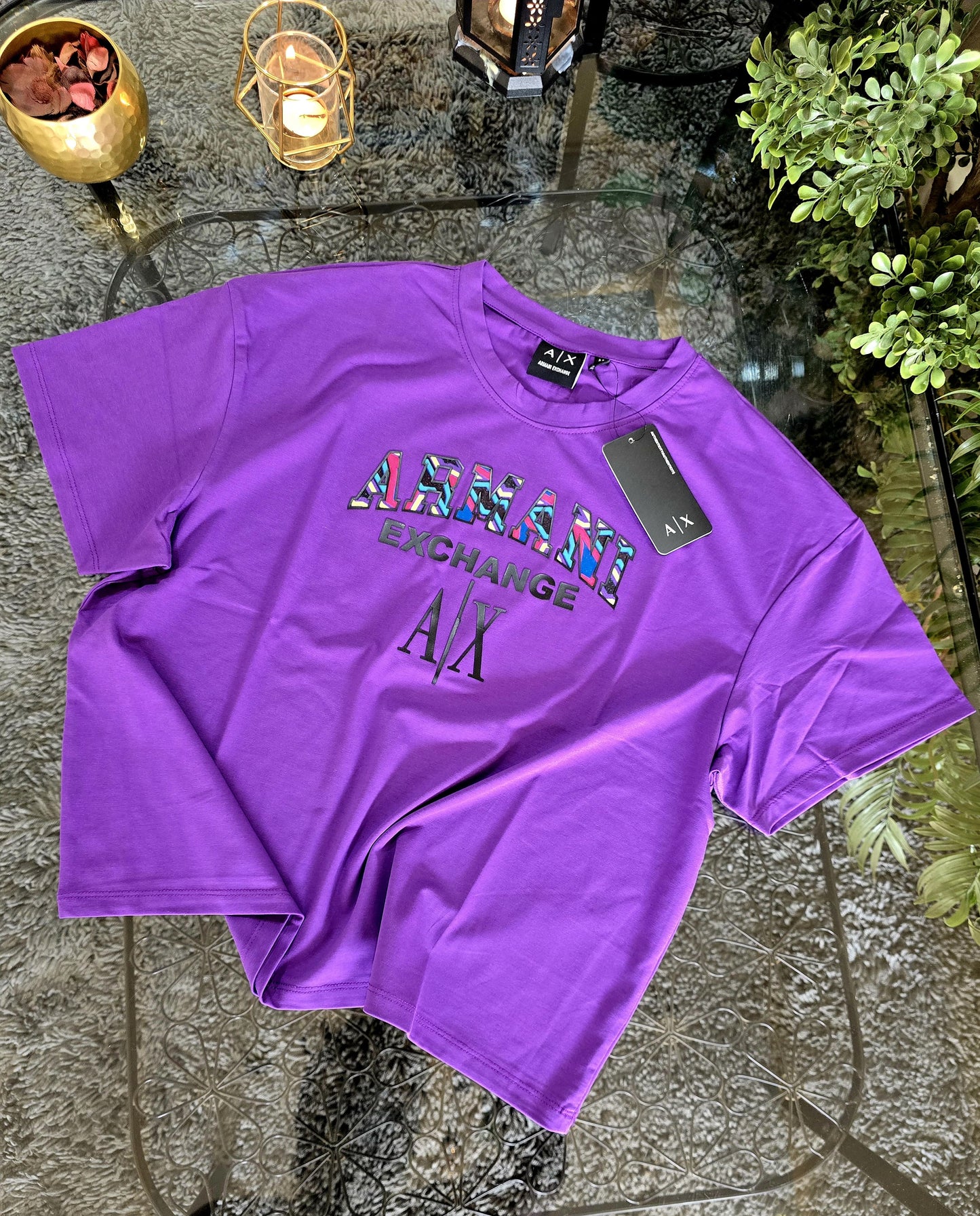 WOMENS ARAMANI EX.OVERSIZE TSHIRT-66PCS