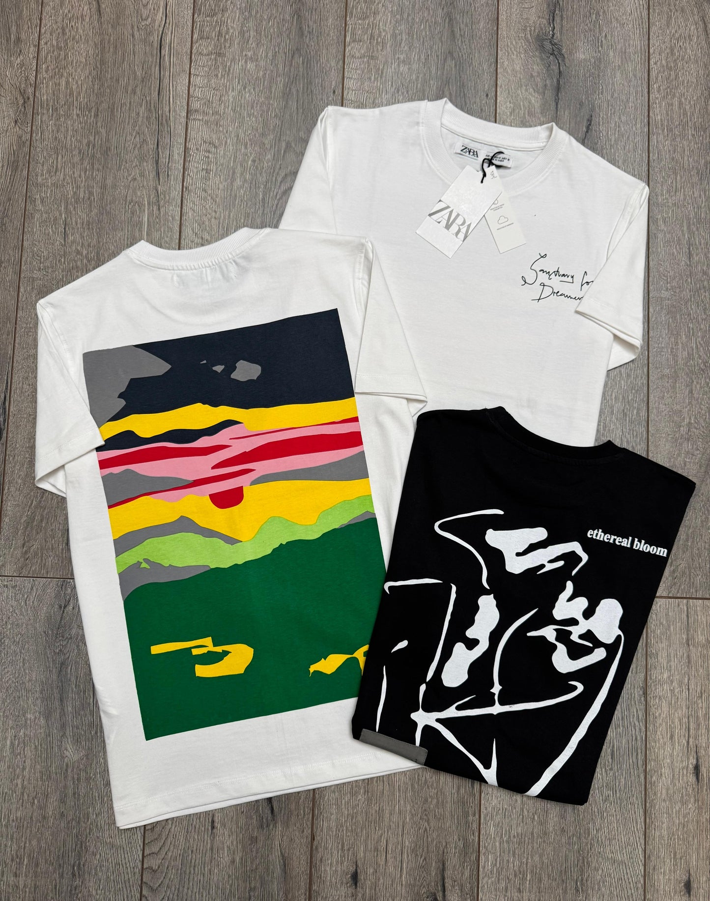 ZARAMAN CREW NACK PRIMIUM TSHIRT-84PCS