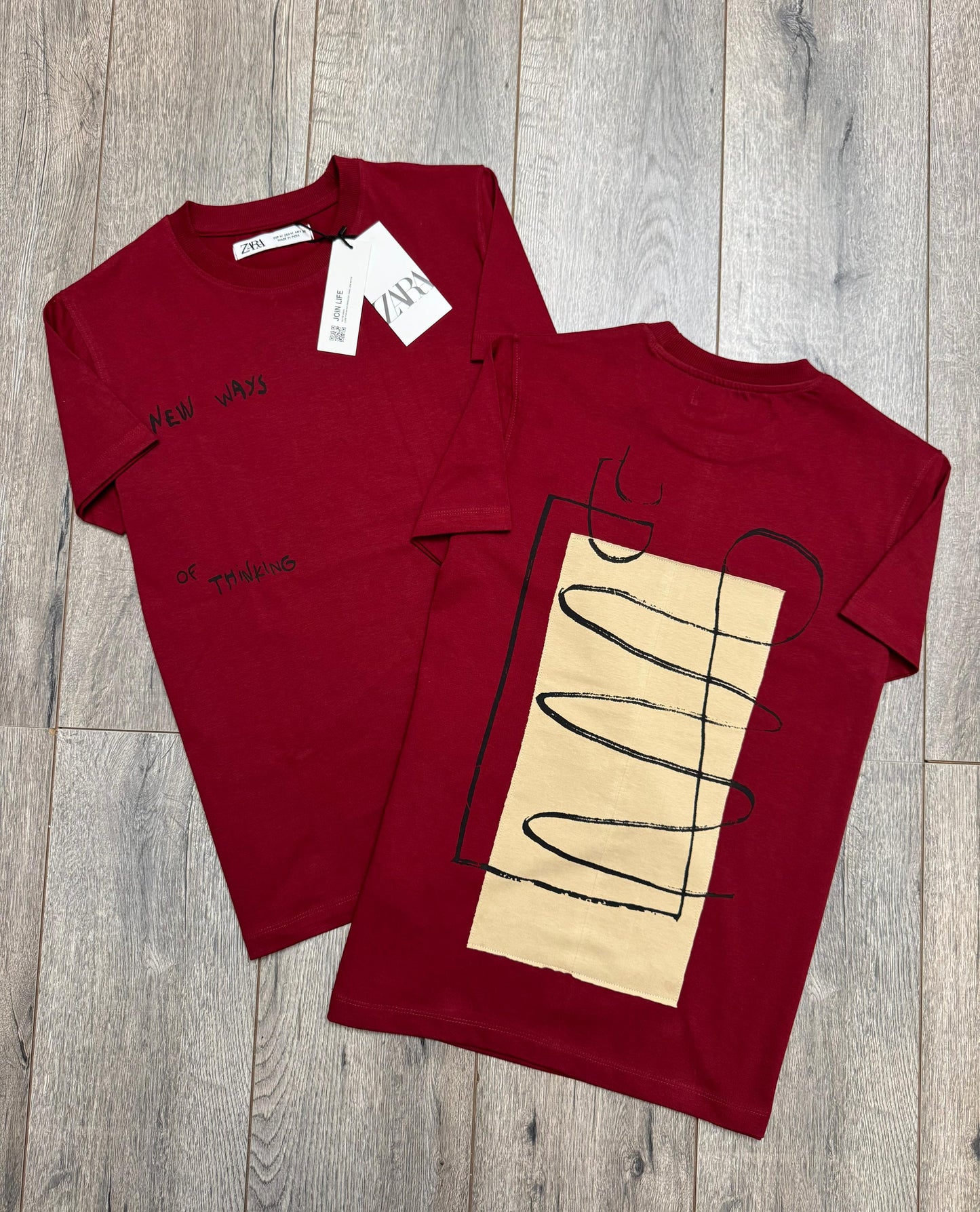 ZARAMAN CREW NACK PRIMIUM TSHIRT-84PCS