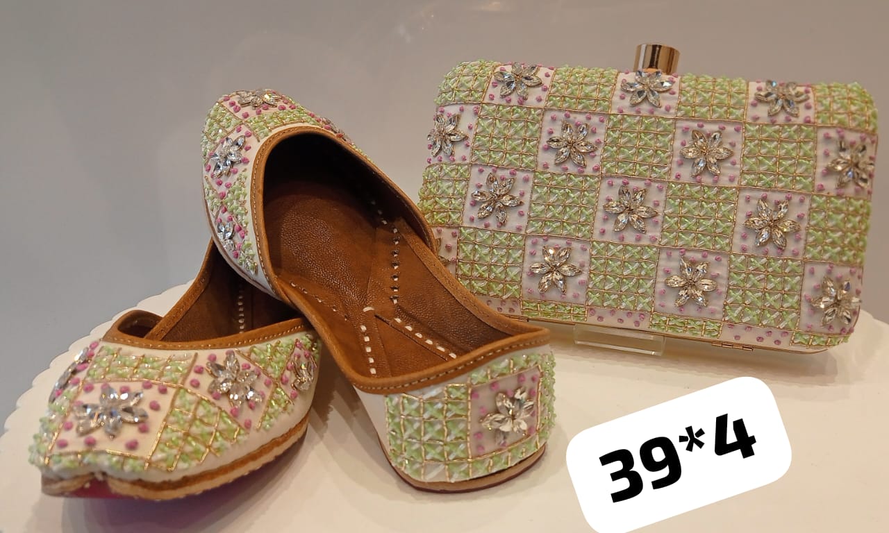 PANJABI JUTTI+CLUCH COMBO-25SET