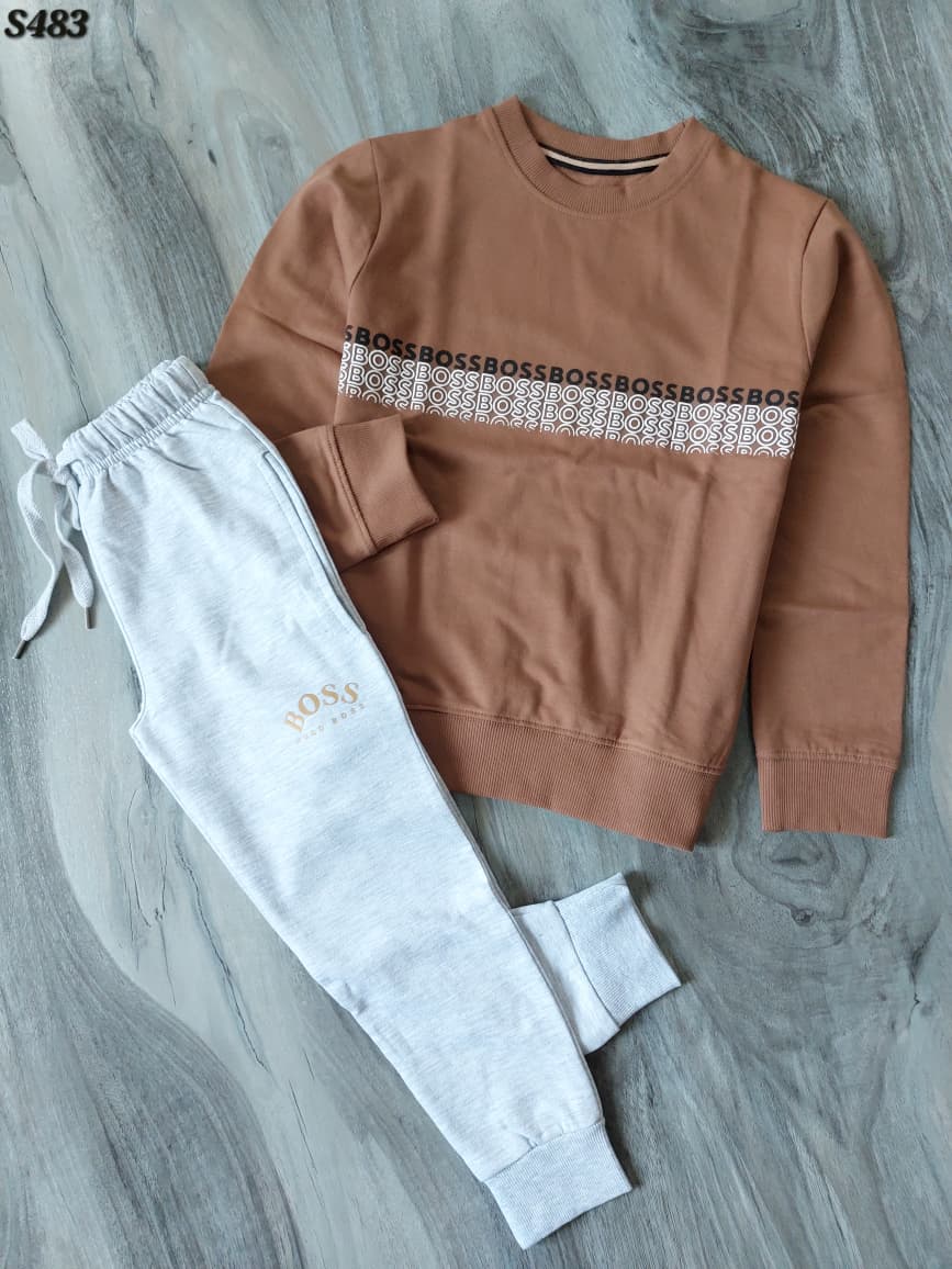 KIDS TRACKSUIT SWEATSHIRT WITH TRACKPANT-60PCS