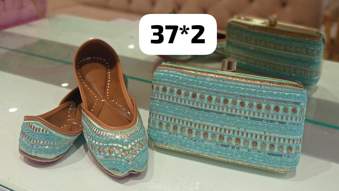PANJABI JUTTI+CLUCH COMBO-25SET
