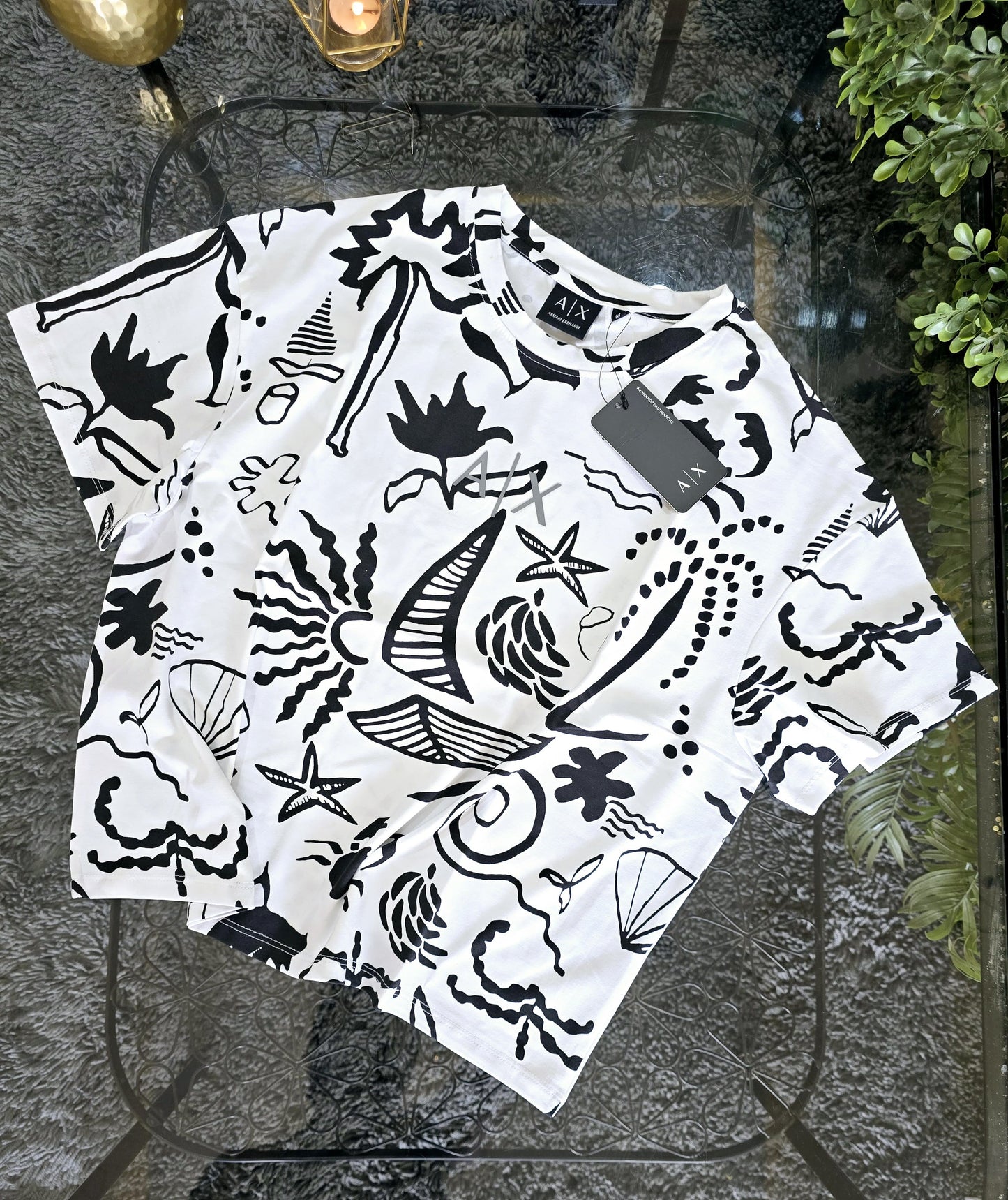 WOMENS ARAMANI EX.OVERSIZE TSHIRT-66PCS