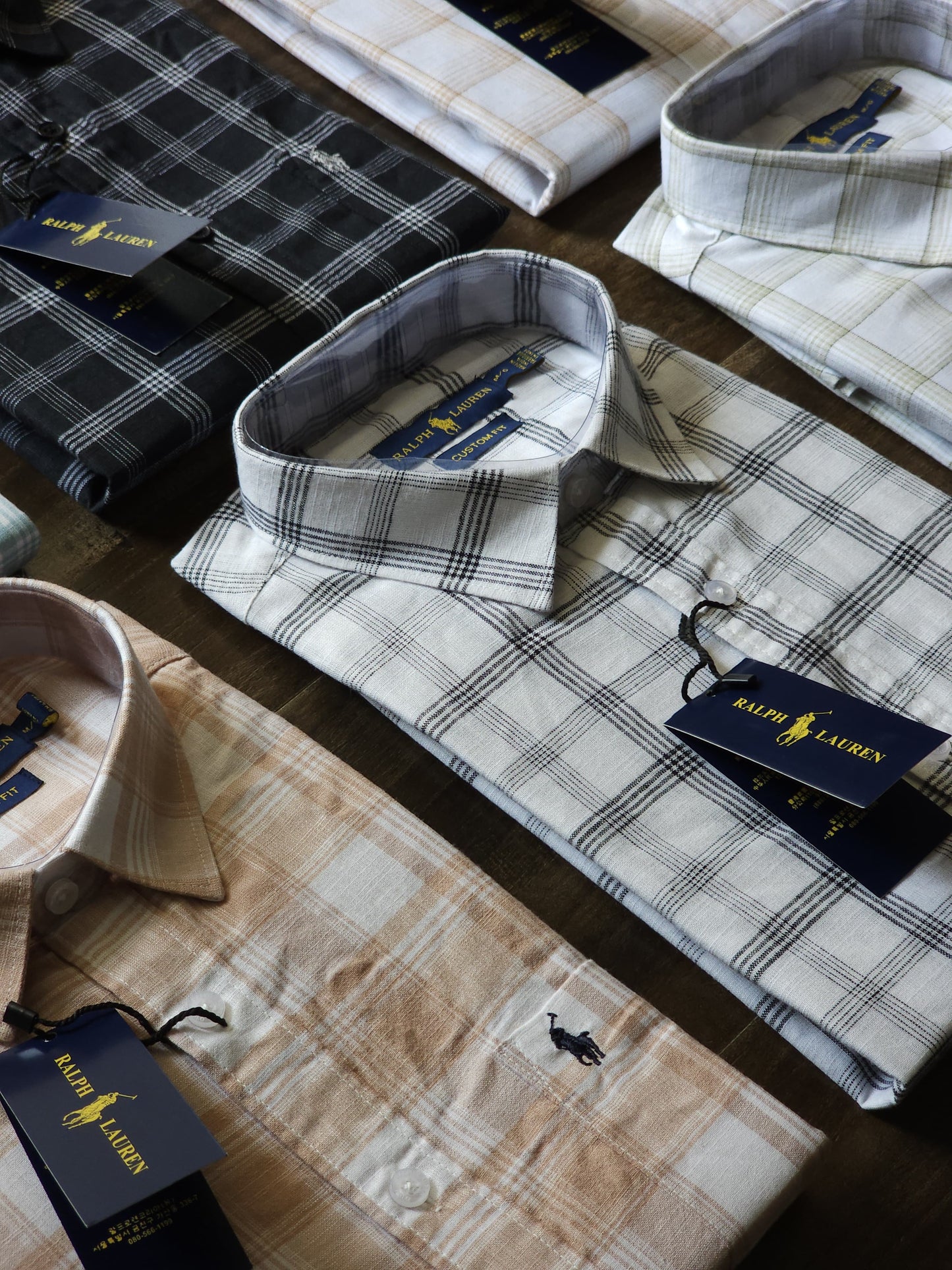RALPH LAUREN CGACKS SHIRT -48PCS SET