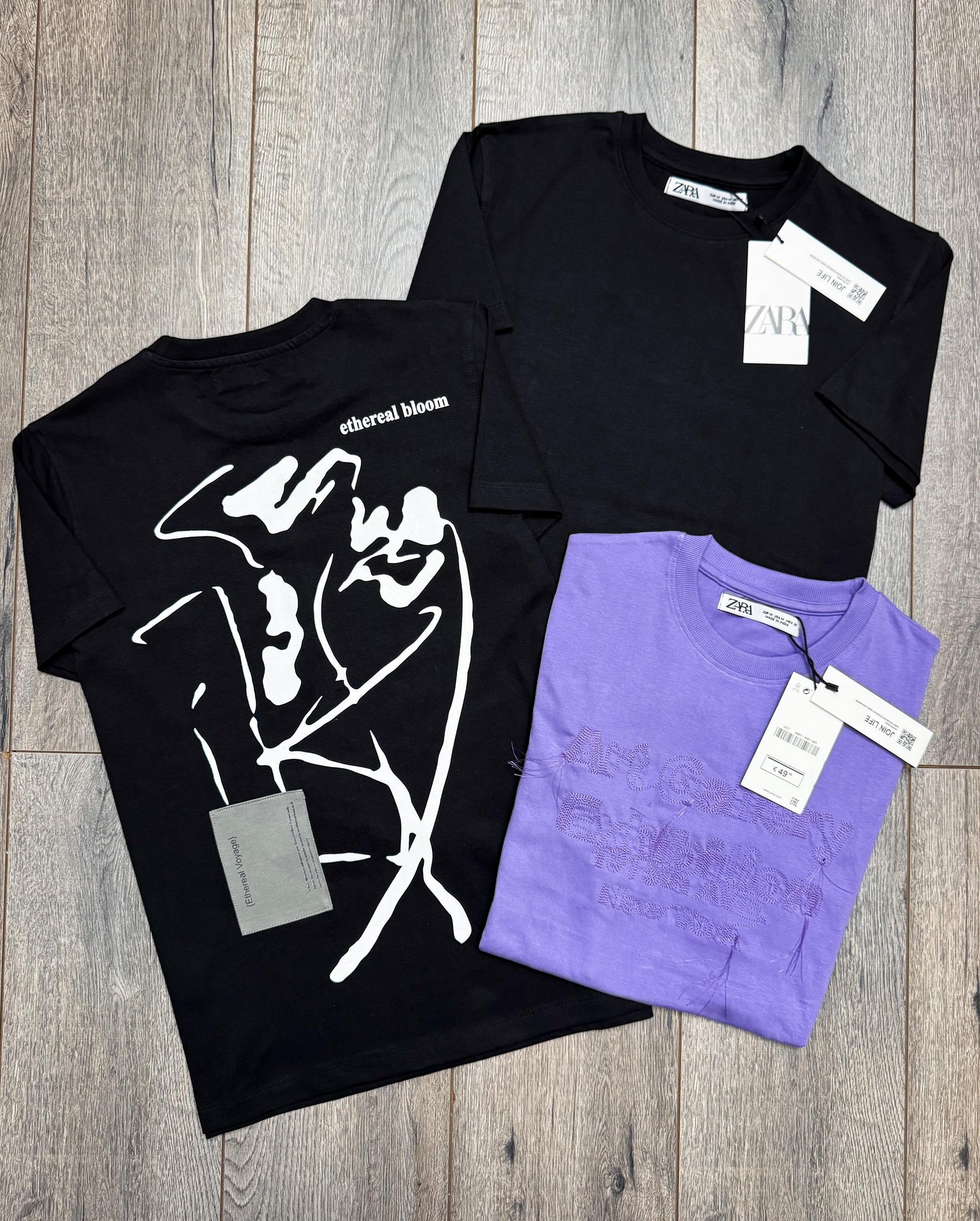 ZARAMAN CREW NACK PRIMIUM TSHIRT-84PCS