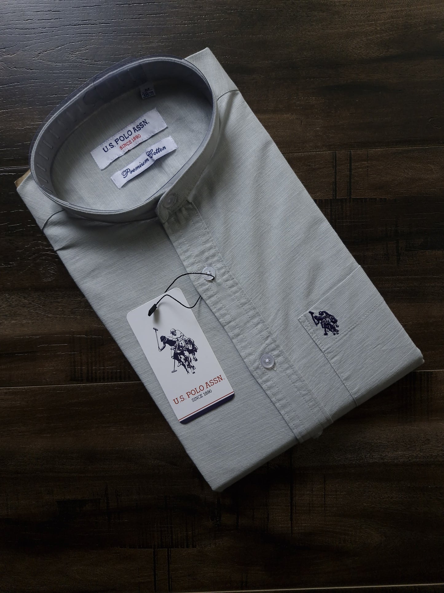 MENS U.S.POLO LINEN COTTON SHIRT -68PCS
