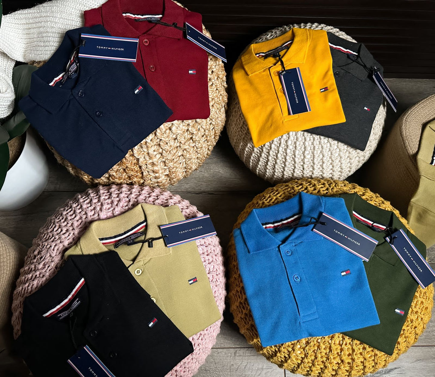 TOMMY BOYS POLO TEES-92PCS