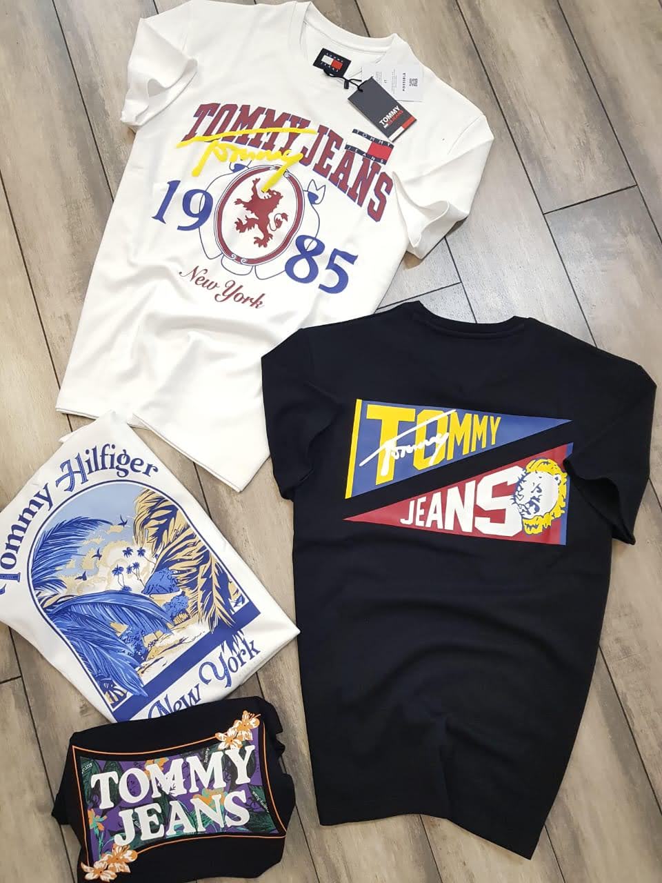 MENS TOMMY HILFIGURE ROUND NACK TSHIRT -68PCS SET
