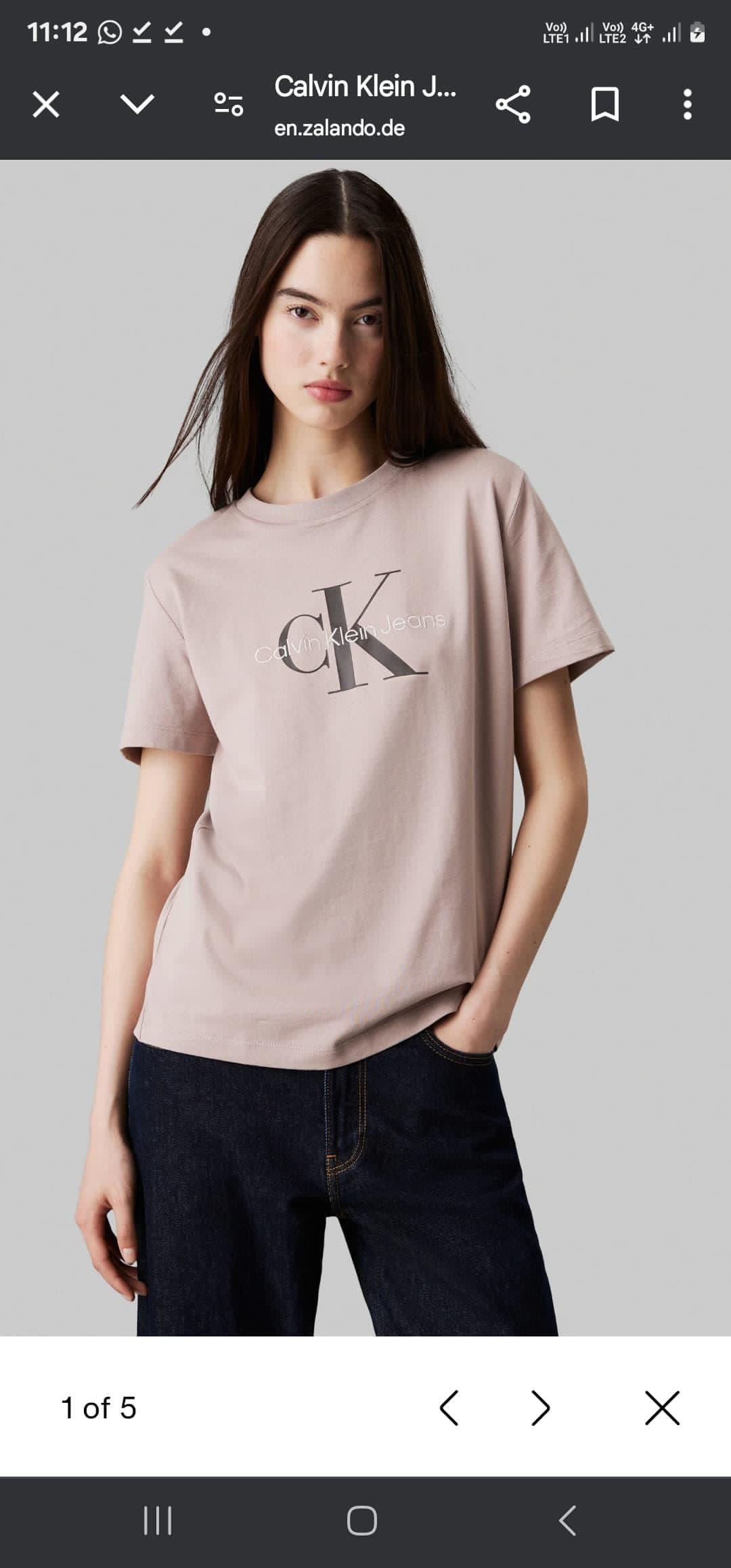 WOMENS WEAR CK LAYCRA TSHIRT -46PCS