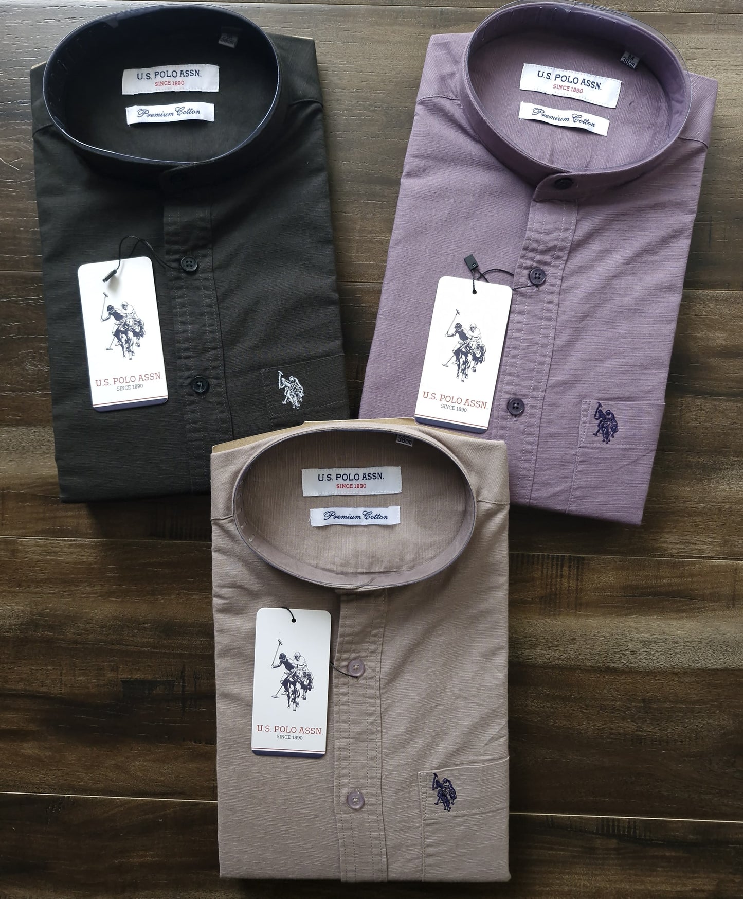 MENS U.S.POLO LINEN COTTON SHIRT -68PCS