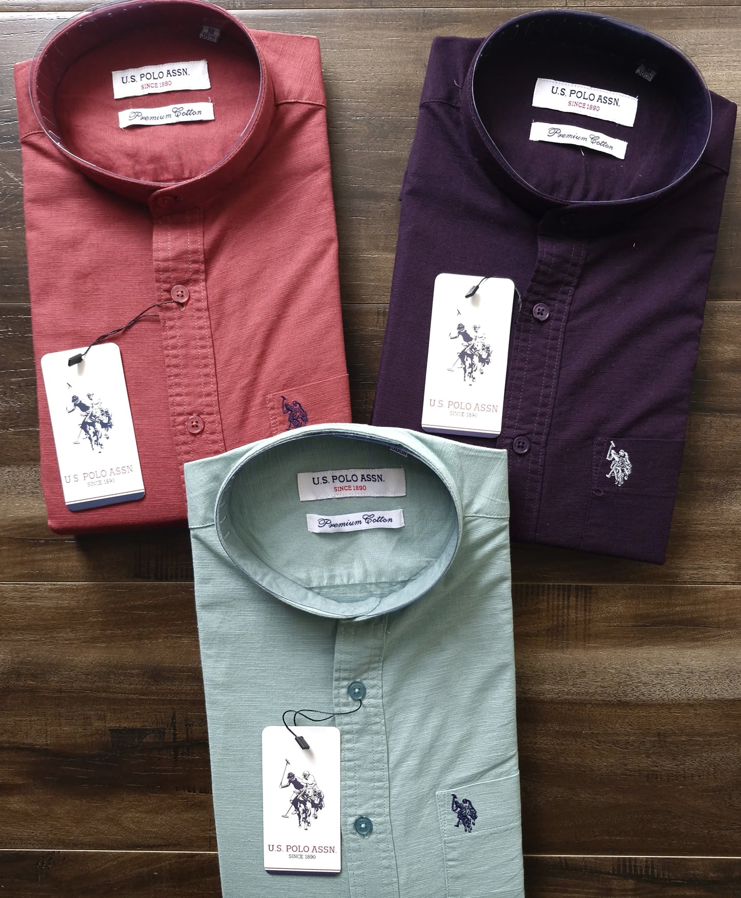 MENS U.S.POLO LINEN COTTON SHIRT -68PCS