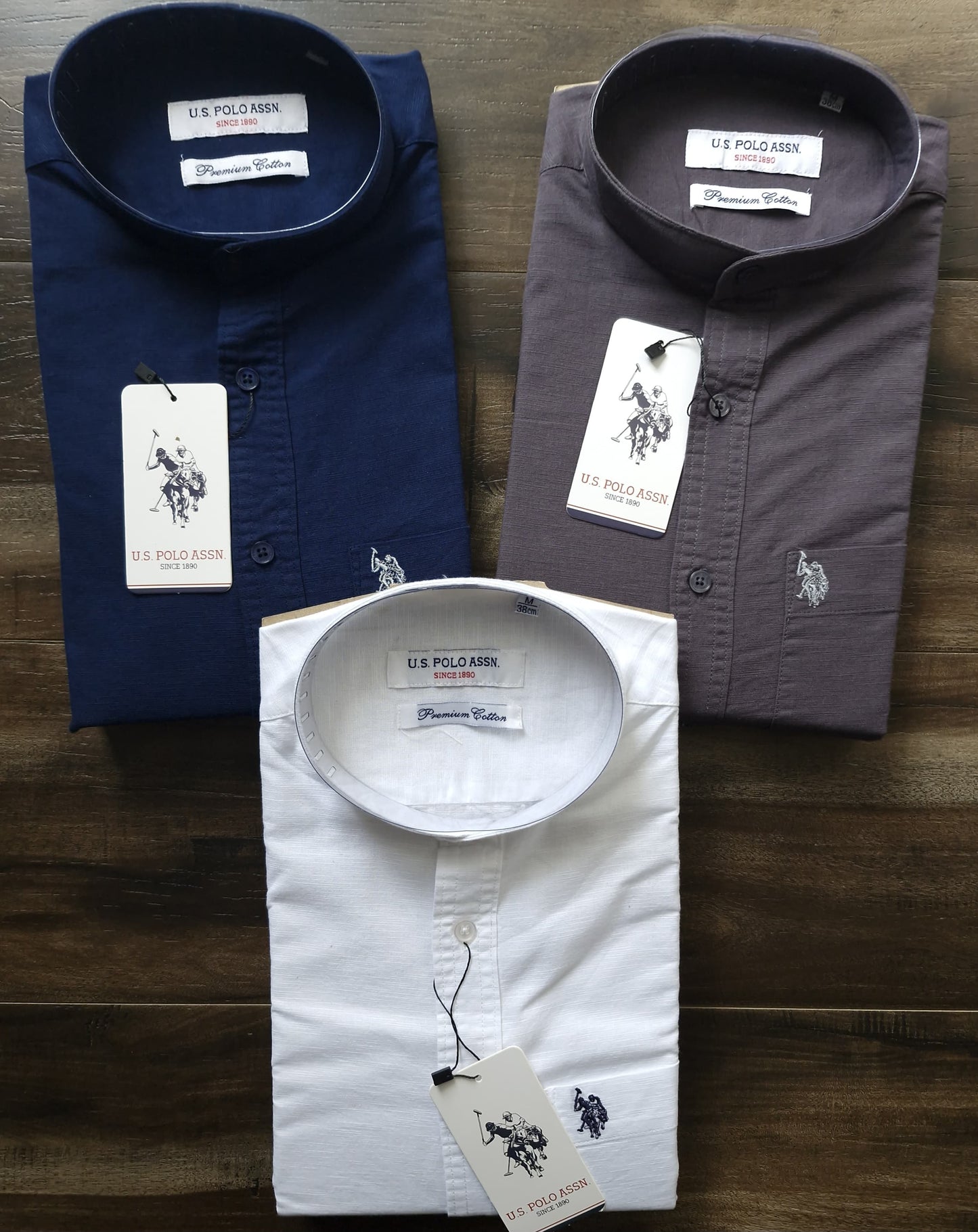 MENS U.S.POLO LINEN COTTON SHIRT -68PCS