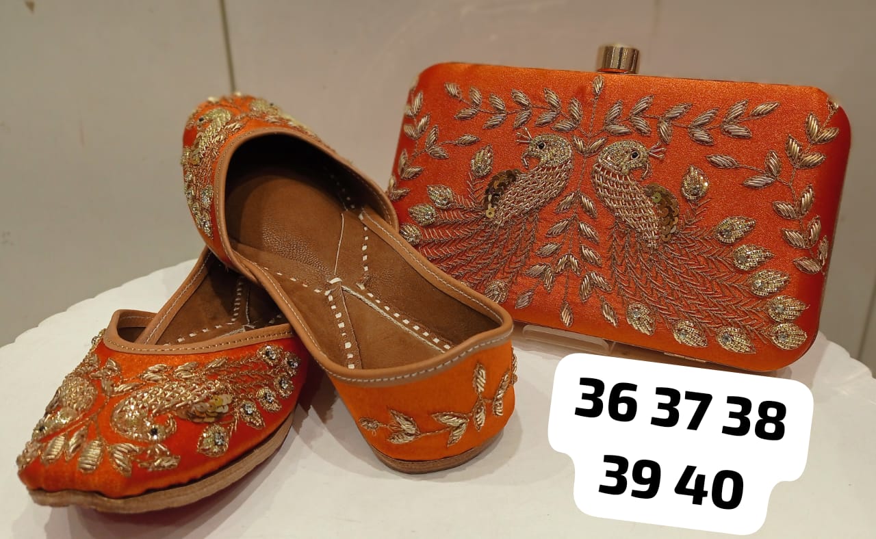 PANJABI JUTTI+CLUCH COMBO-25SET
