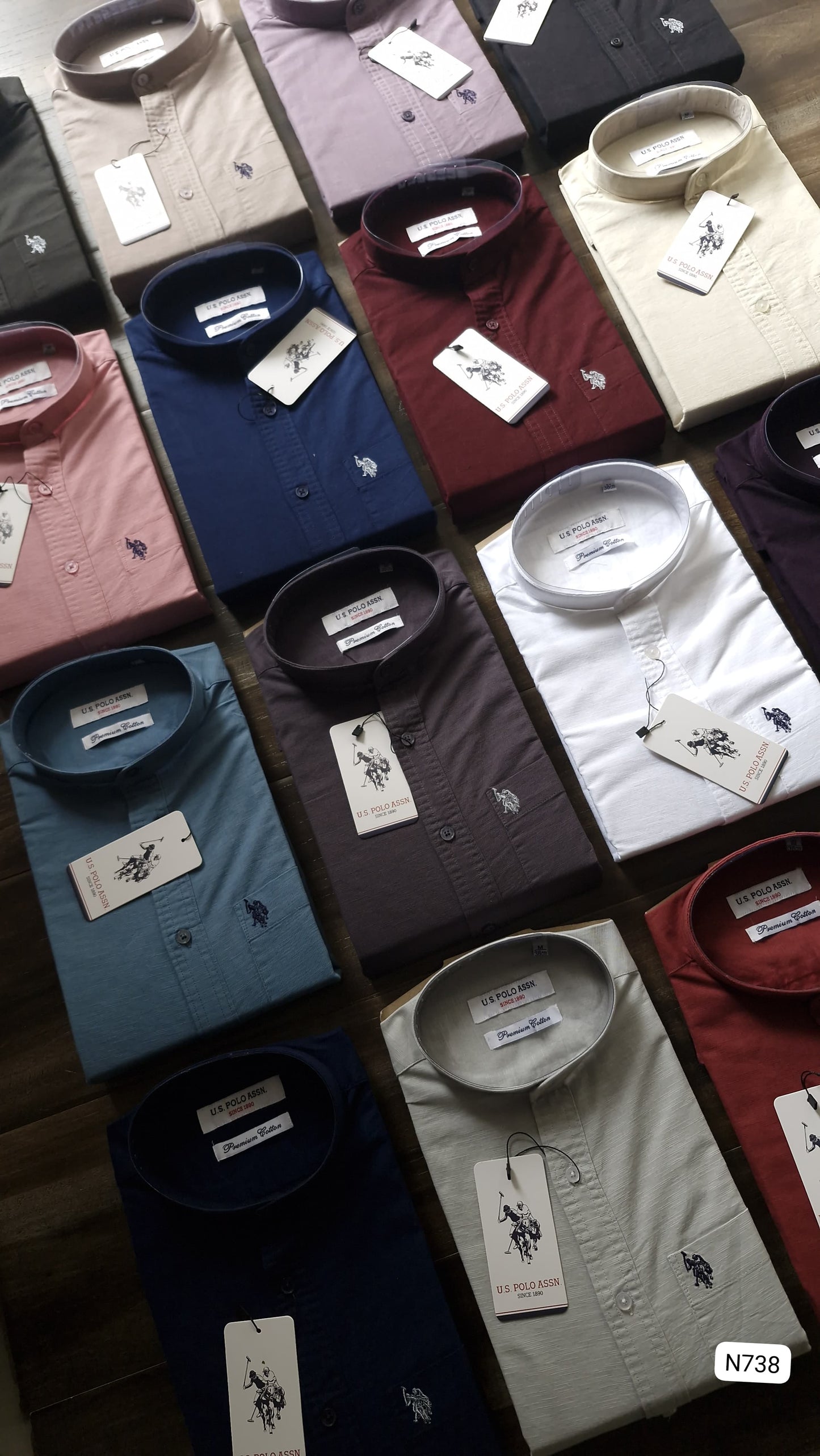 MENS U.S.POLO LINEN COTTON SHIRT -68PCS