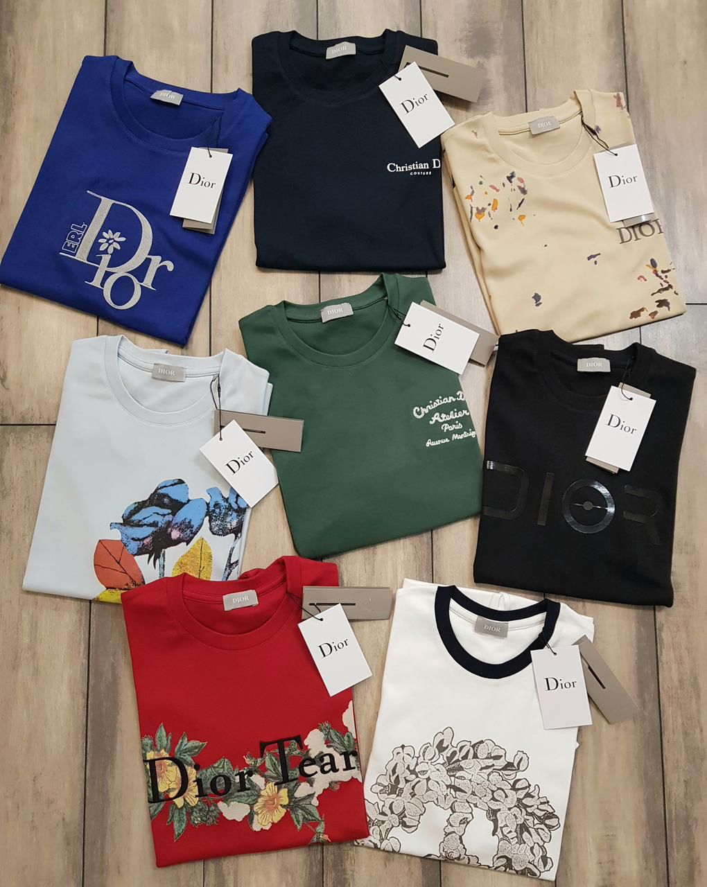 DIOR ROUND NACK TSHIRT -68 PCS