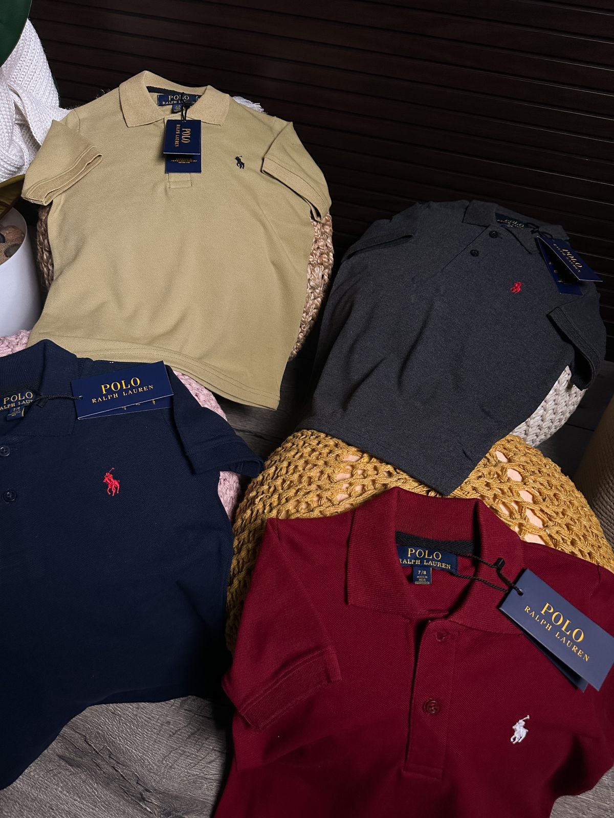 RALPH LAUREN POLO NACK TSHIRT -92PCS SET