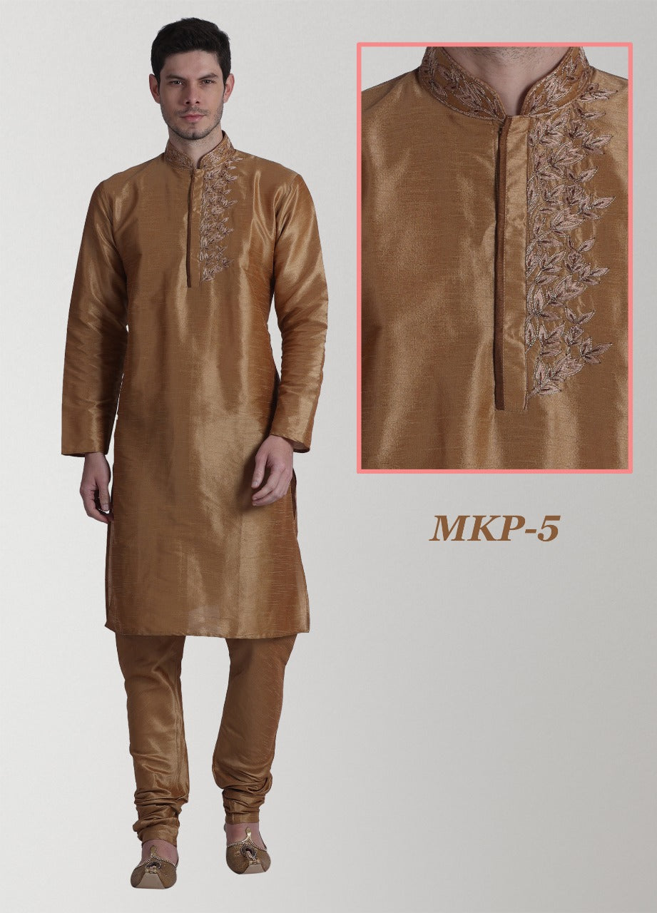 MENS WEDDING WEAR SILK KURTA PAYJAMA -33PCS