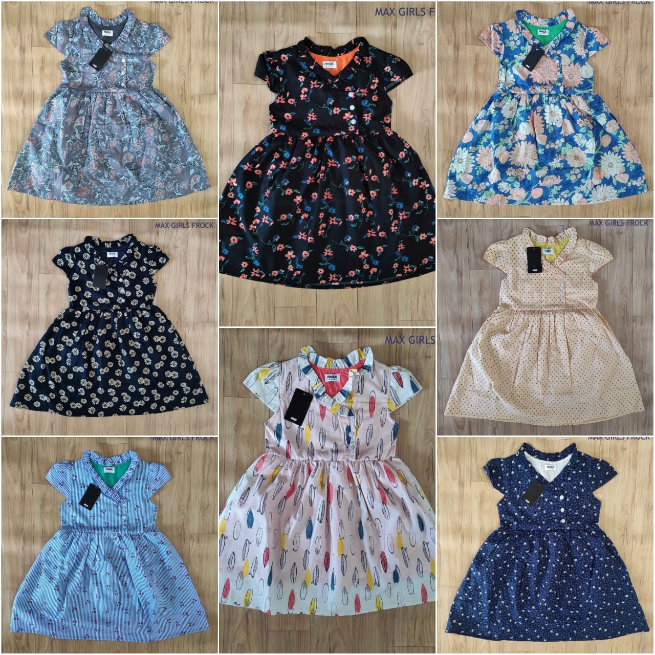 KIDS GIRLS MAX BRAND FROCK -78PCS