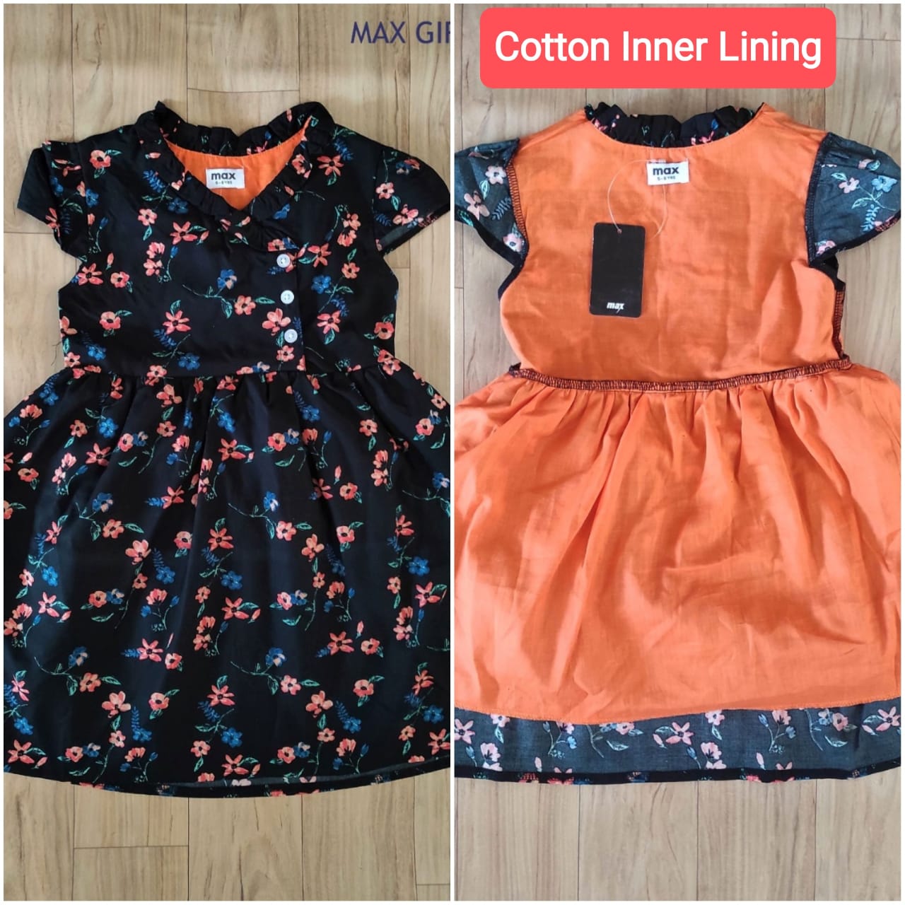 KIDS GIRLS MAX BRAND FROCK -78PCS