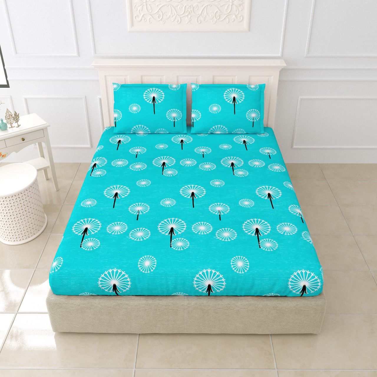 GLACE COTTON FITTED BEDSHEET-15PCS SET
