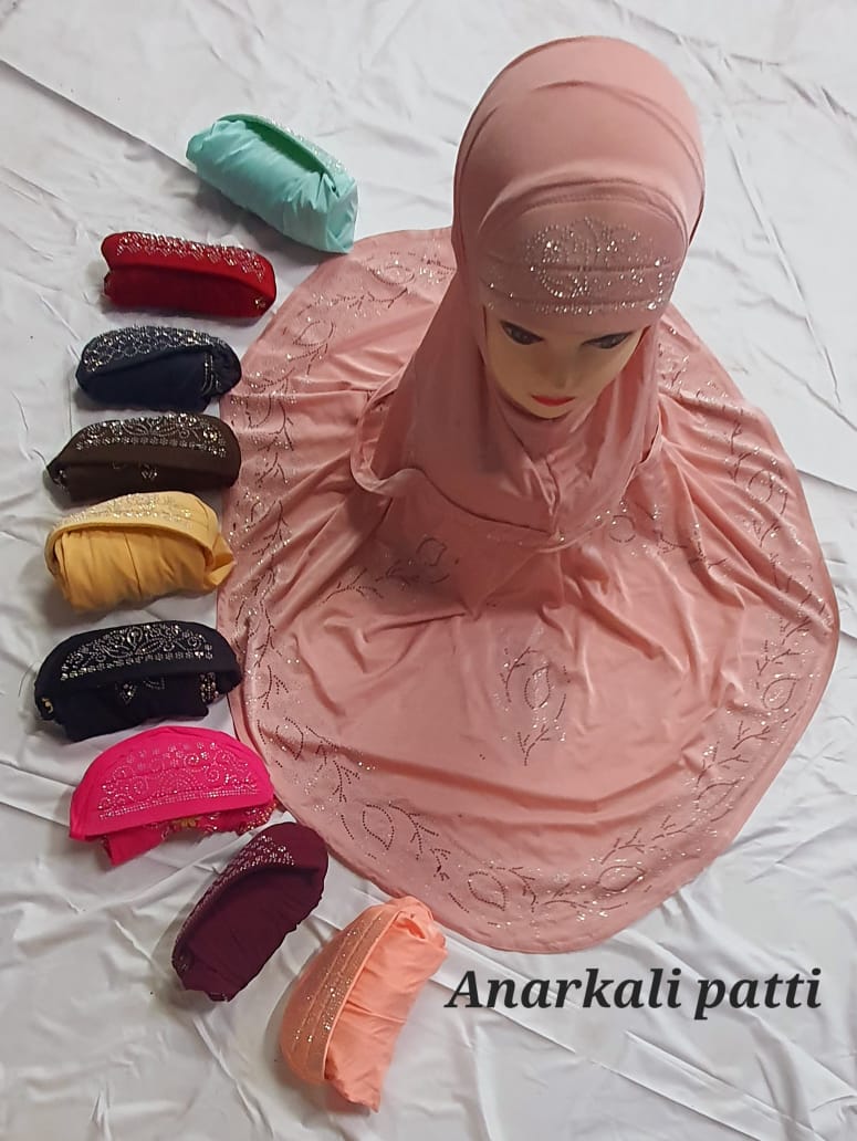 ISLAMIC ANARKALI HIJAB-100pcs set