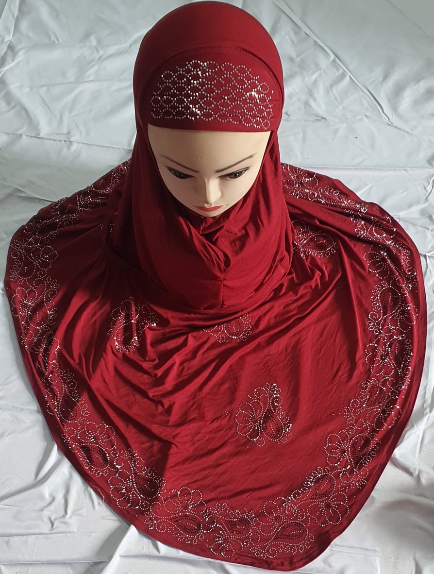 ISLAMIC ANARKALI HIJAB-100pcs set