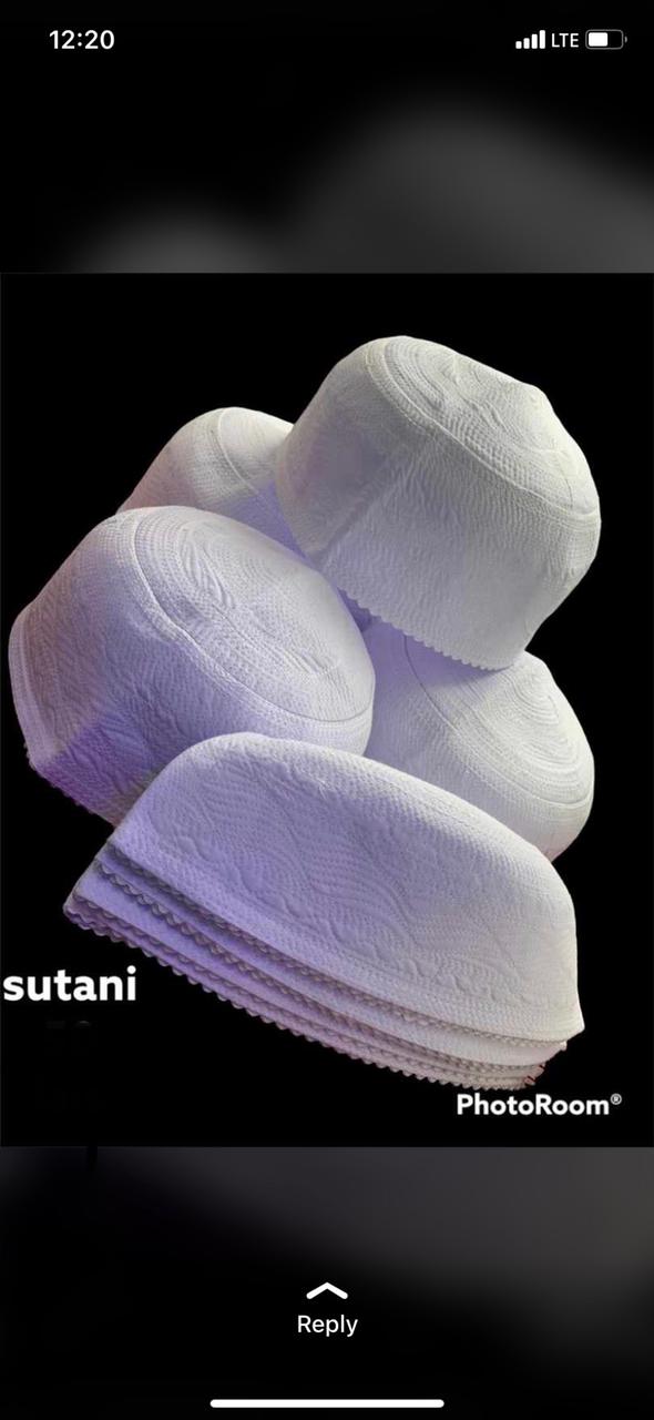 ISLAMIC COTTON CAP -120PCS