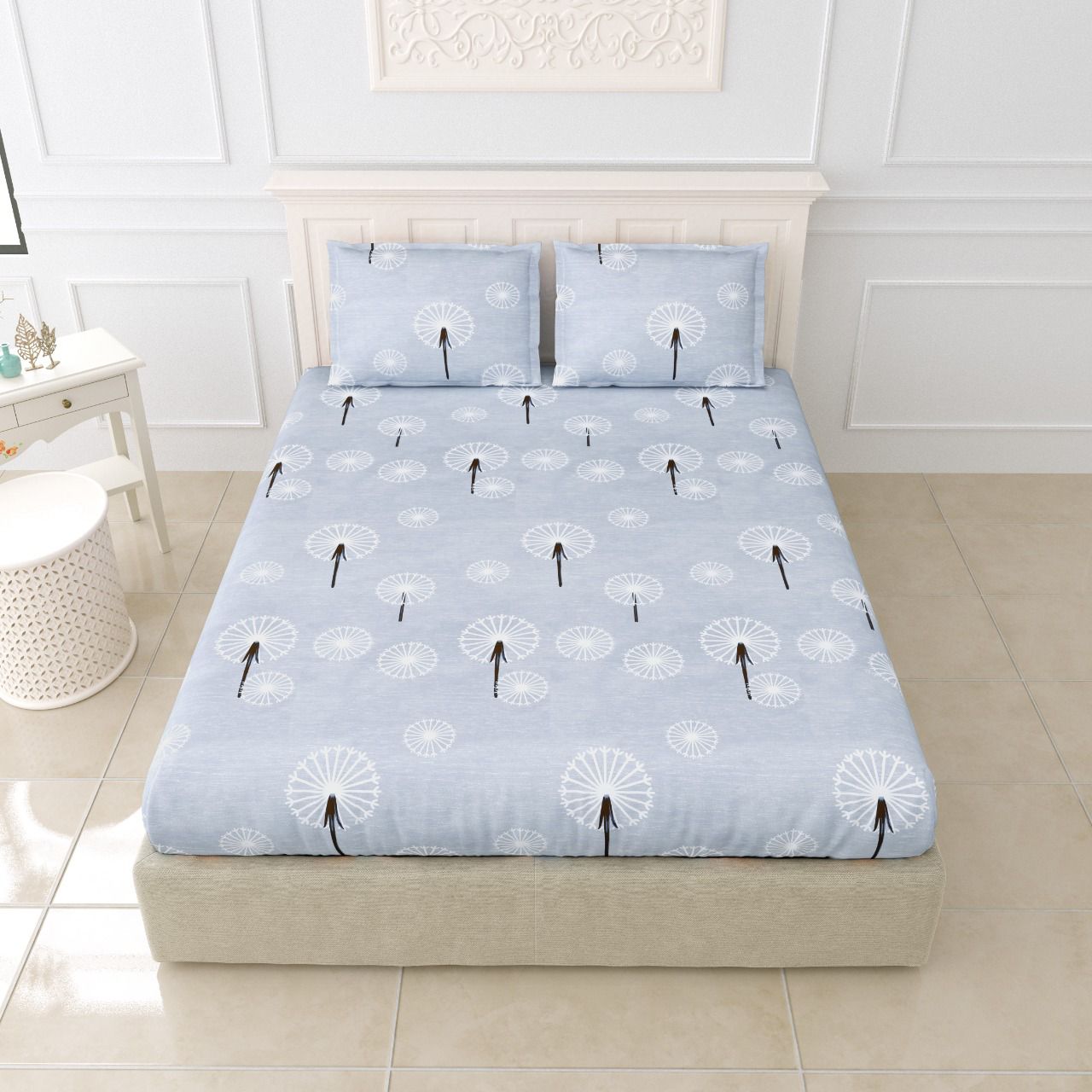 GLACE COTTON FITTED BEDSHEET-15PCS SET