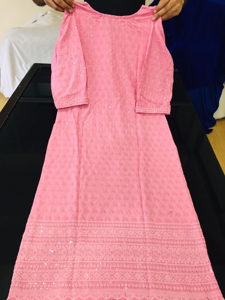 REYON CHIKKAN KURTI -48PCS