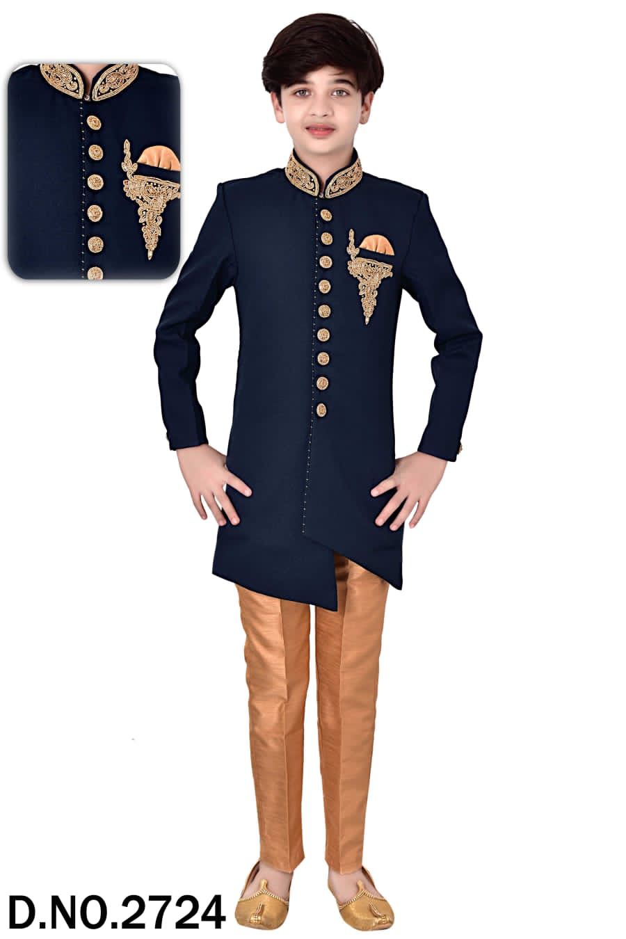 KIDS INDO WESTERN SERVANI WHOLESALE-40PCS SET
