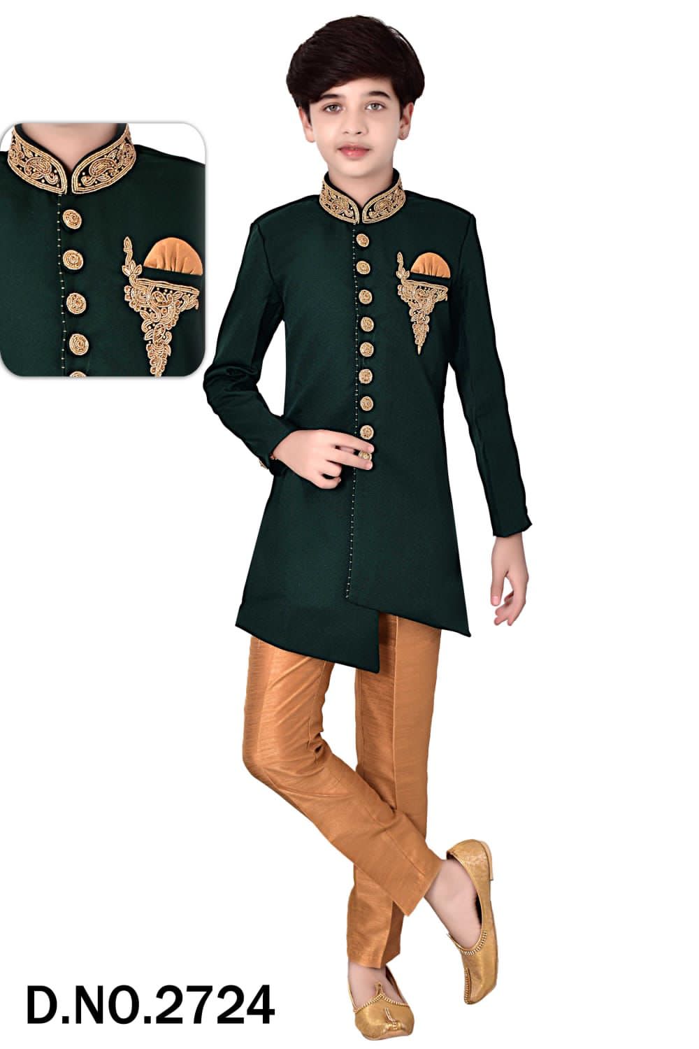 KIDS INDO WESTERN SERVANI WHOLESALE-40PCS SET