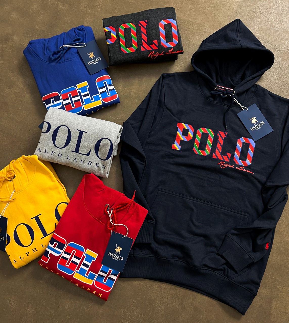 RALPH LAUREN HOODIES-40PCS