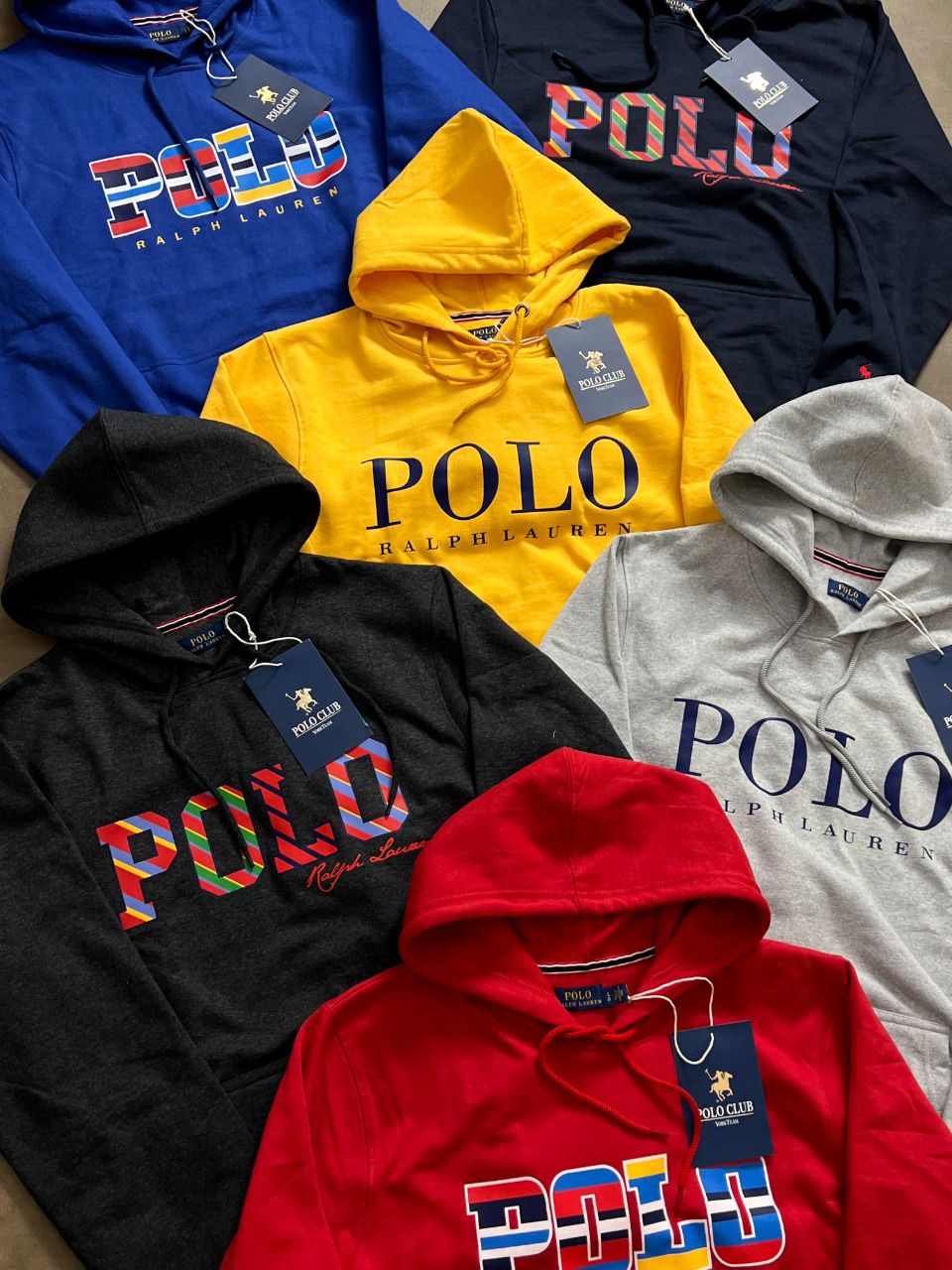 RALPH LAUREN HOODIES-40PCS