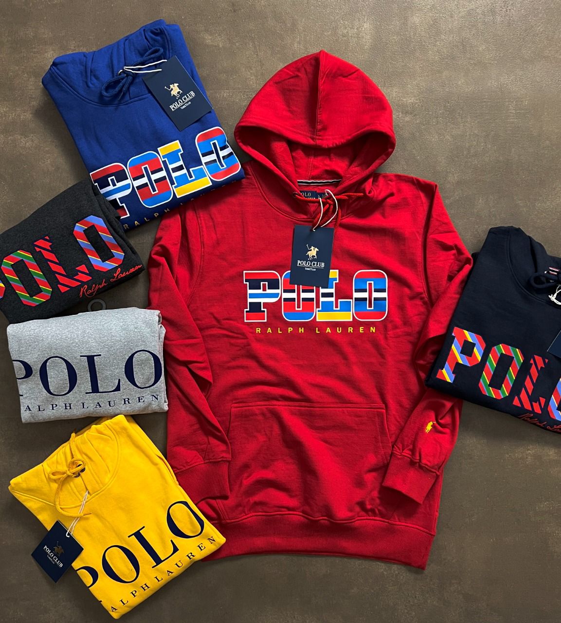 RALPH LAUREN HOODIES-40PCS