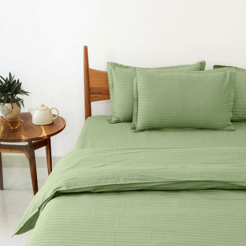 LUXUARY PREMIUMSELF STRIPED BEDSHEET-12PCS SET