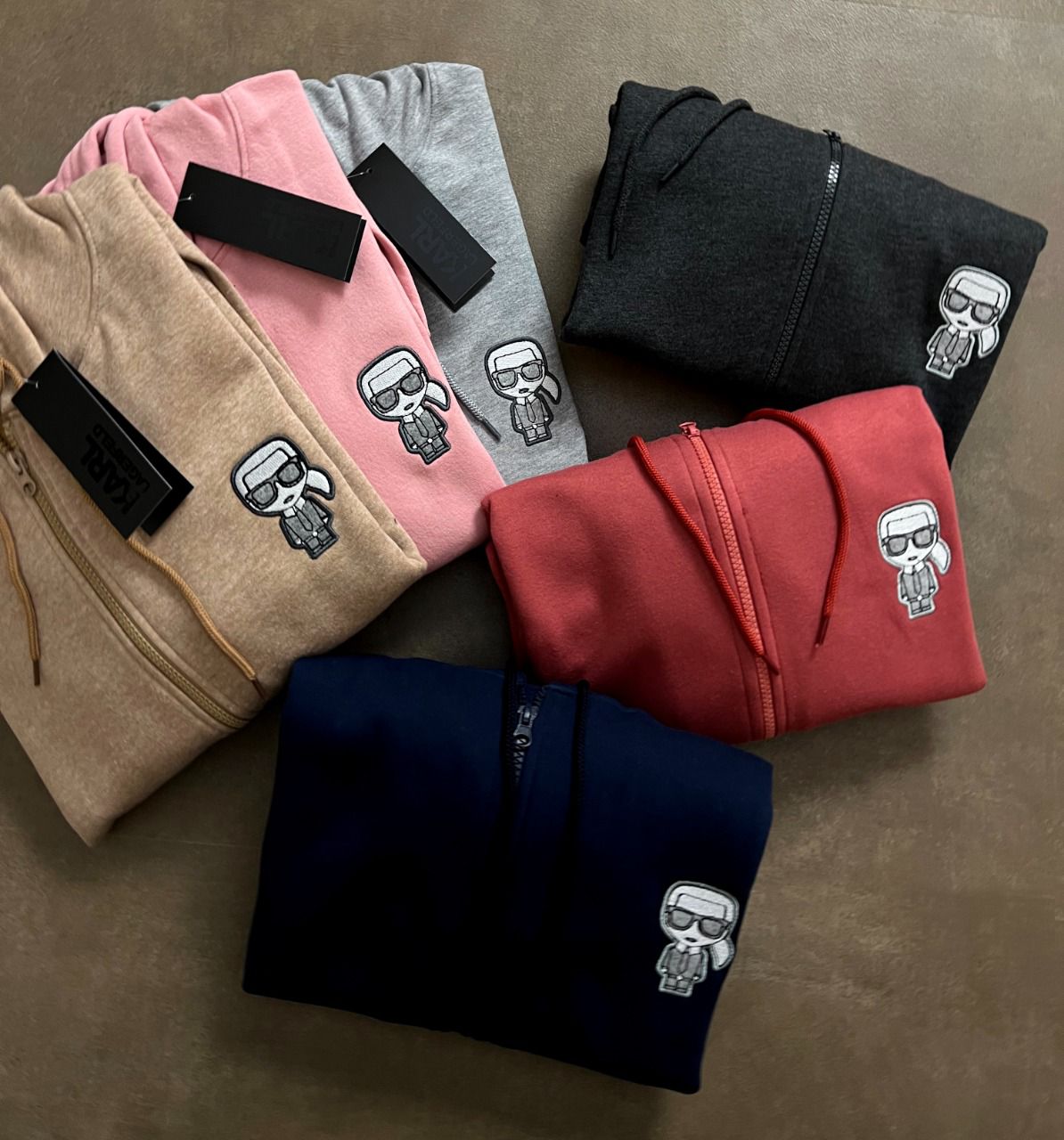KARL LAGERFELD ZIPPER HOOD-40PCS