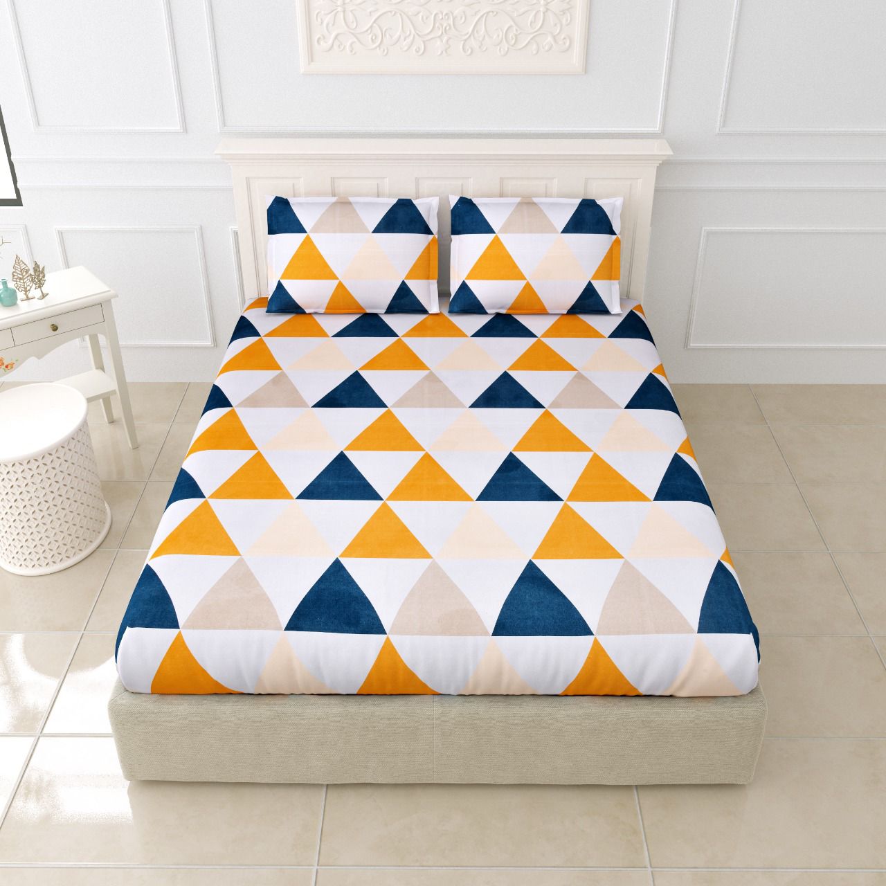 GLACE COTTON FITTED BEDSHEET-15PCS SET