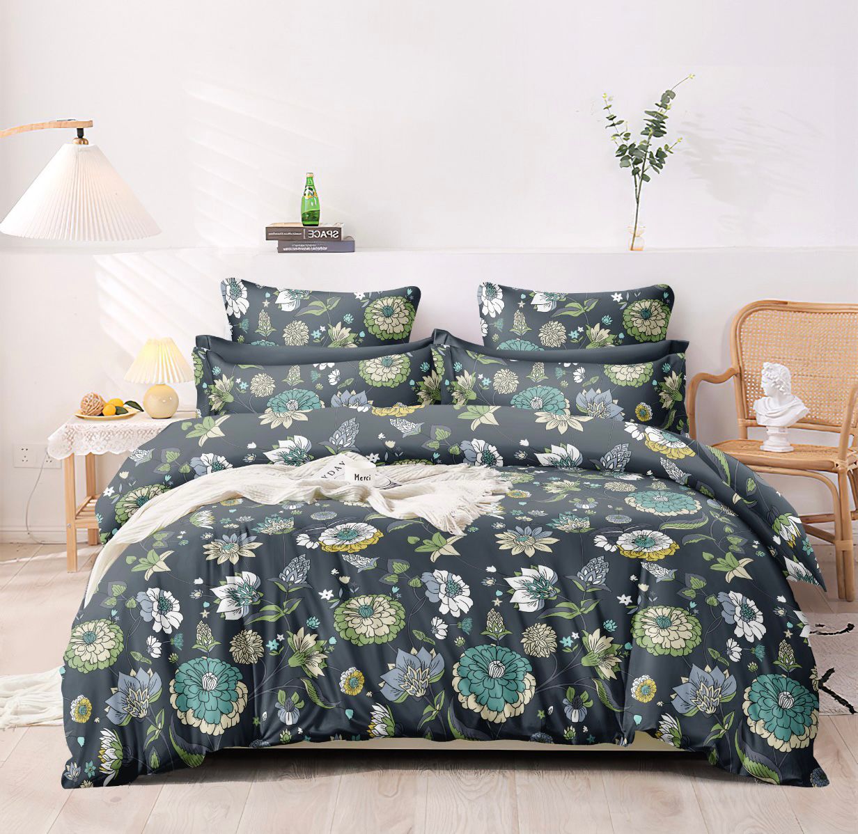 GLACE COTTON FITTED BEDSHEET-15PCS SET
