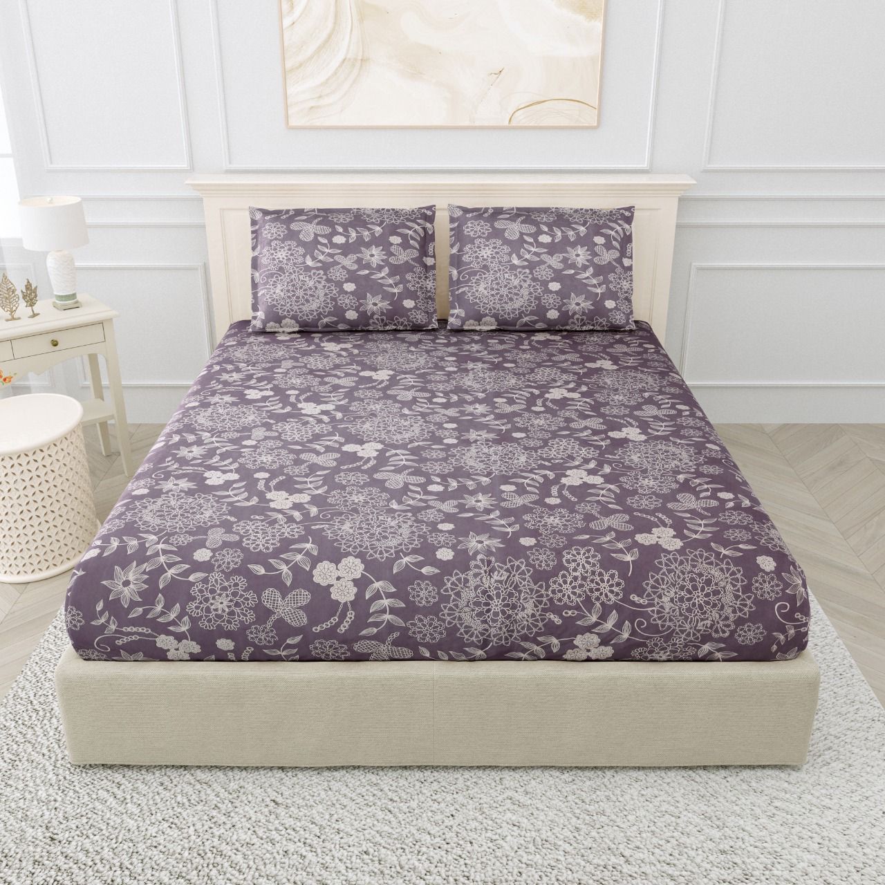 GLACE COTTON FITTED BEDSHEET-15PCS SET
