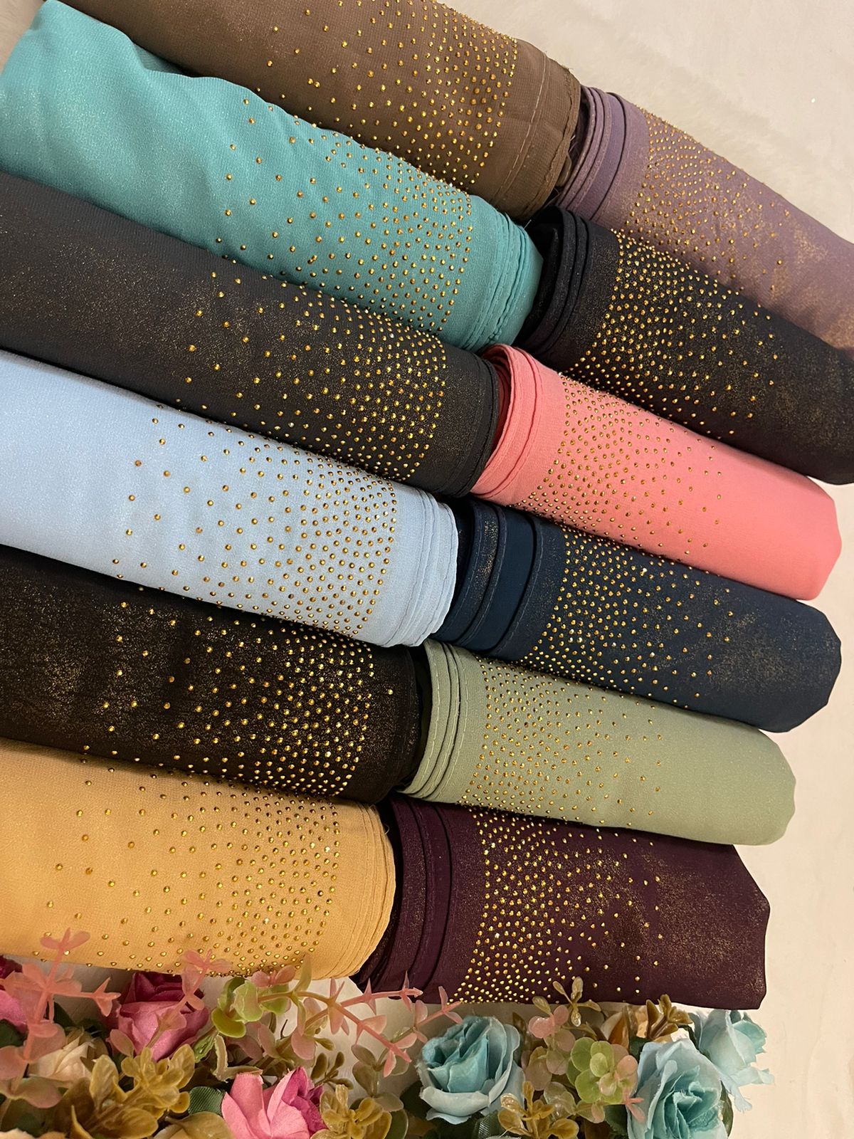 ISLAMIC HIJAB MIX DESIGN CATLOGE -120PCS SET