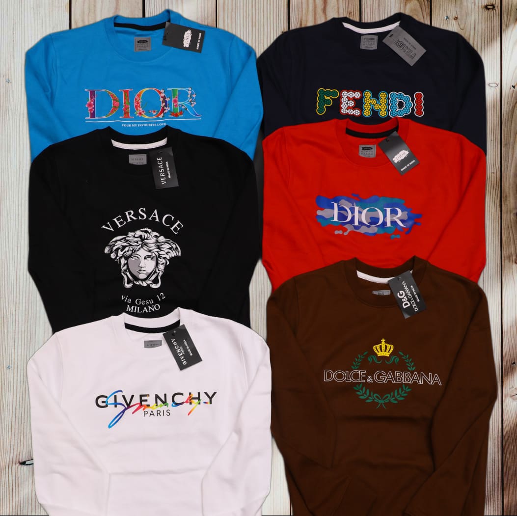 MENS PREMIUM 100% COTTON COMBO SWEATSHIRT*-52PCS