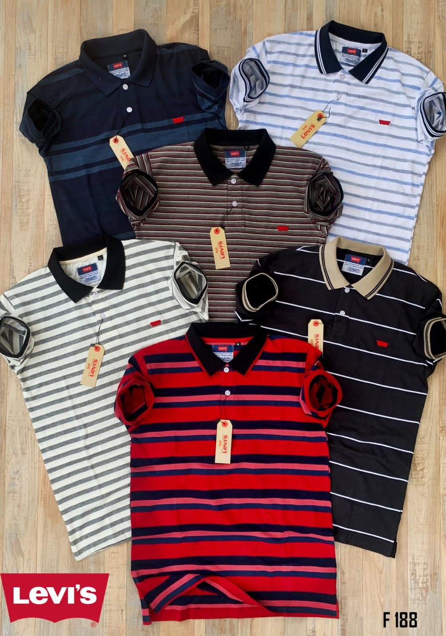 LEVI'S MENS POLO T-SHIRT-42PCS