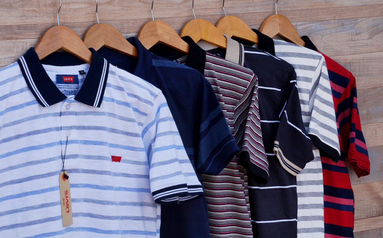 LEVI'S MENS POLO T-SHIRT-42PCS