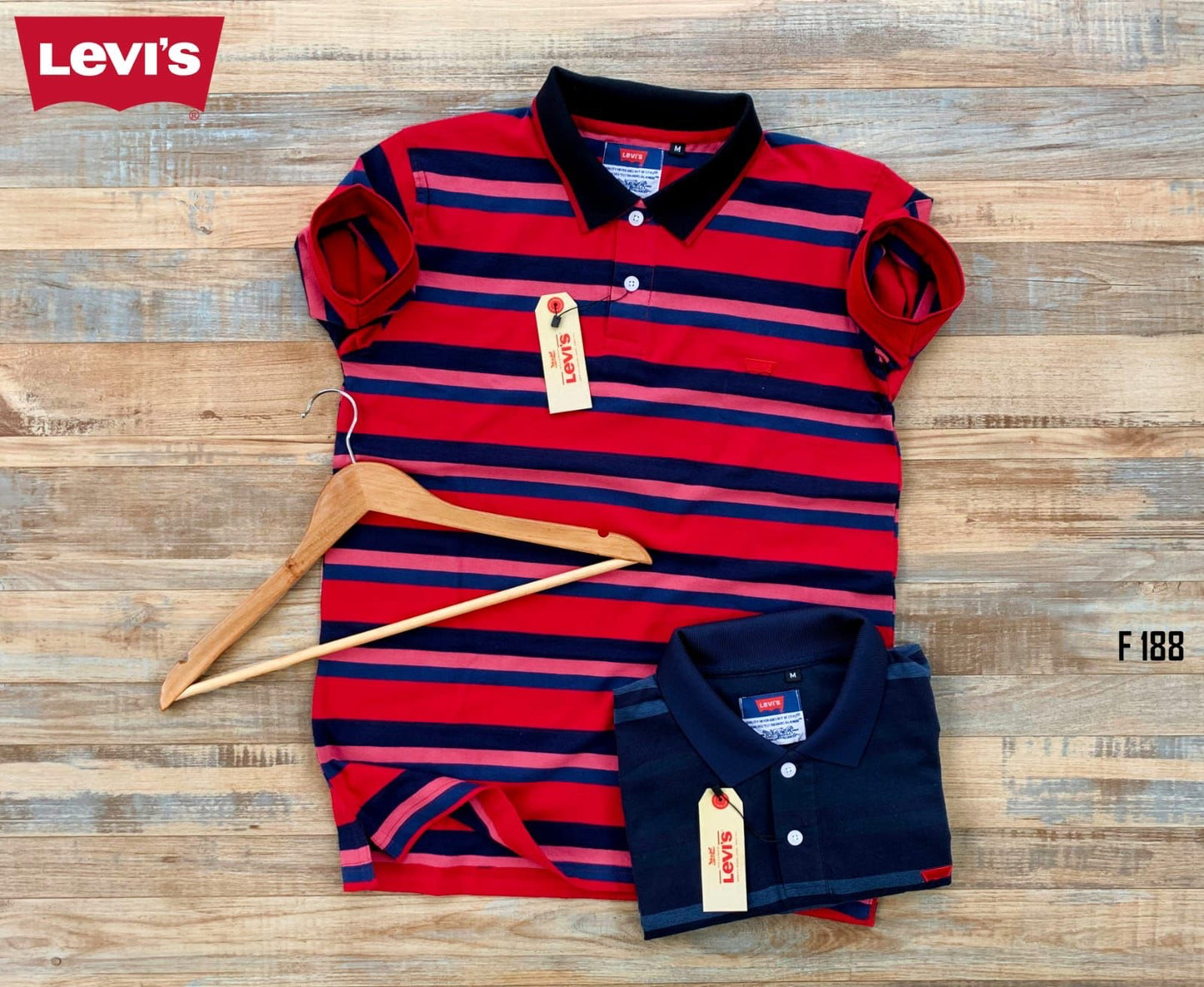 LEVI'S MENS POLO T-SHIRT-42PCS