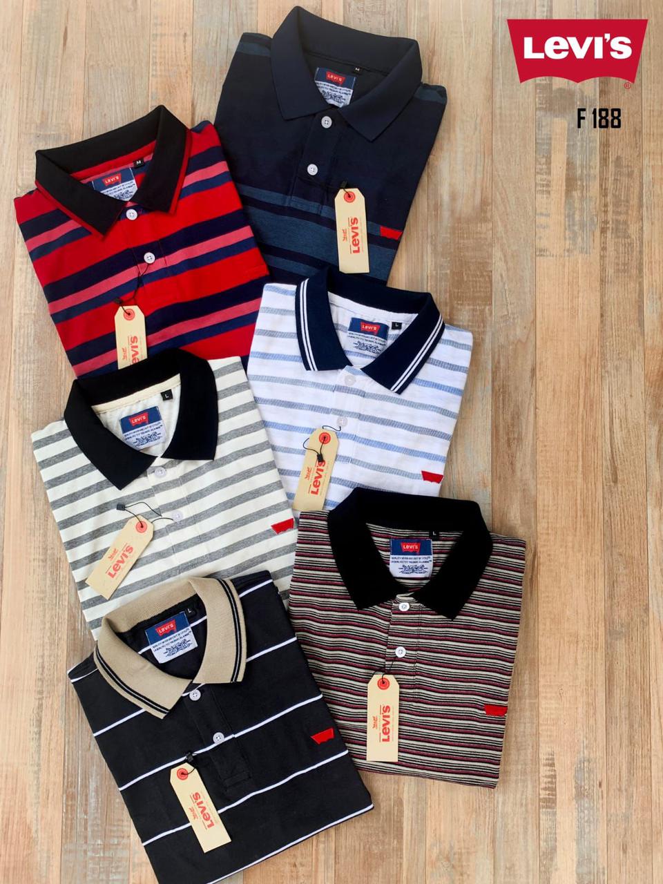 LEVI'S MENS POLO T-SHIRT-42PCS